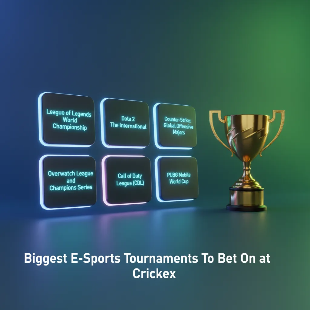 Crickex's premier tournament list: Covering the biggest events in Dota 2, CS2, LoL, Valorant, MLBB, PUBG Mobile, and Free Fire.