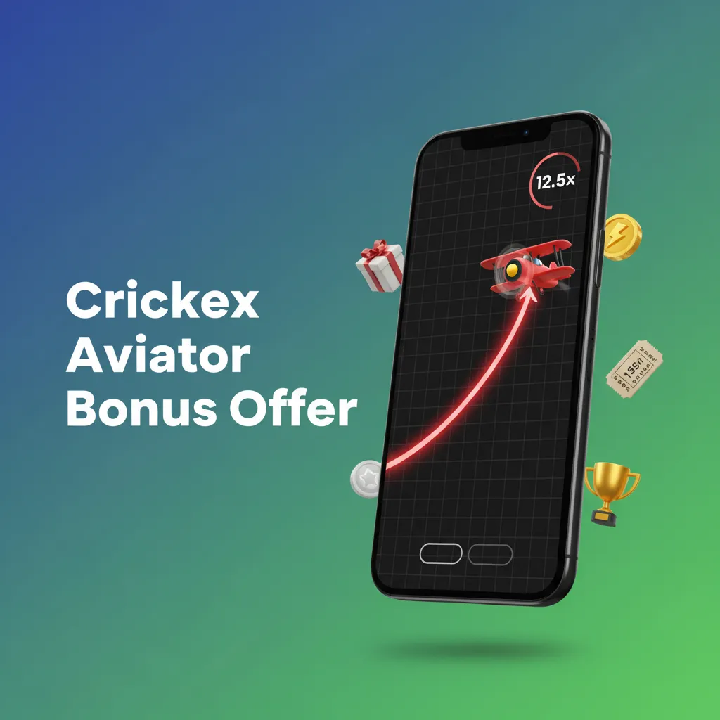 Crickex Aviator Promo: Double your first deposit up to ₹30,000. Minimum deposit of ₹500 required. Valid for Casino and Aviator games. Activate this offer in the Promotions tab.