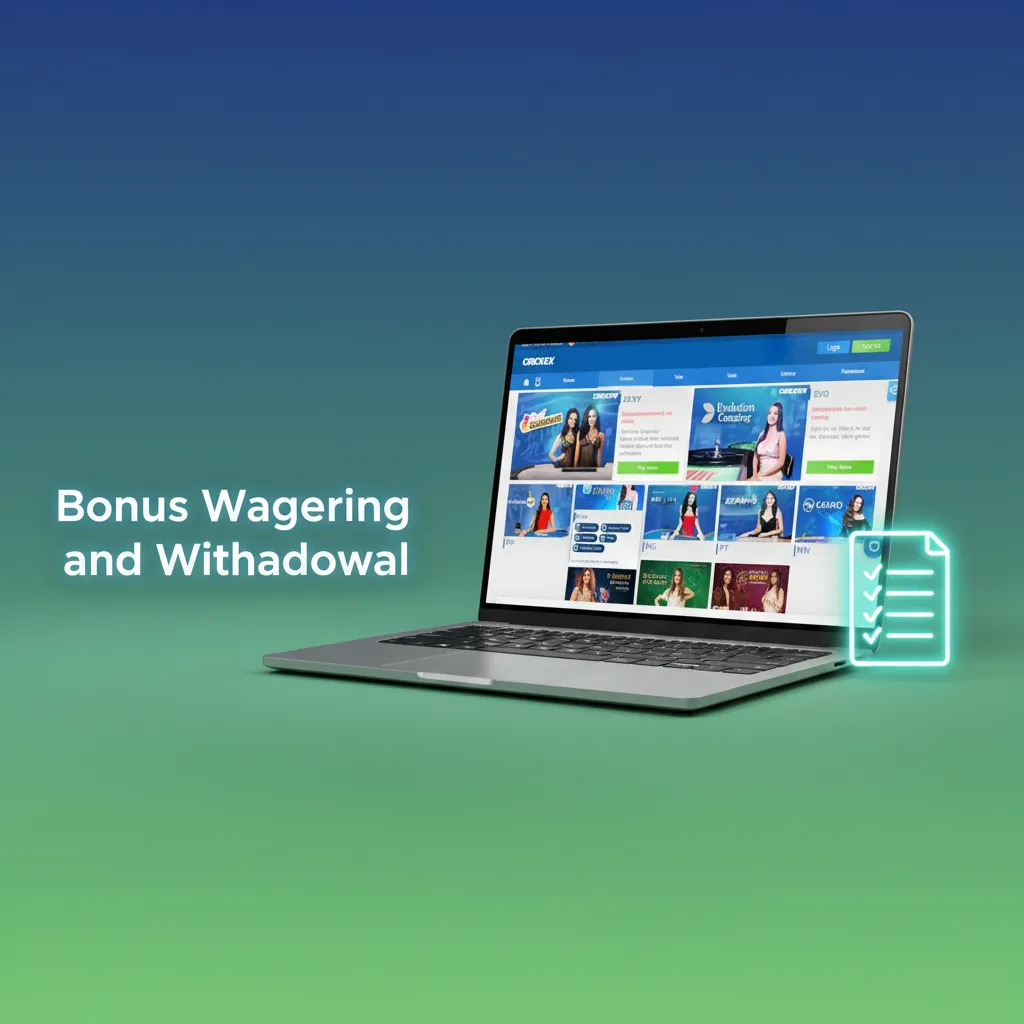 A detailed infographic explaining how wagering works: the difference between cash and bonus funds, qualifying bets, game contributions, time limits, and KYC checks.