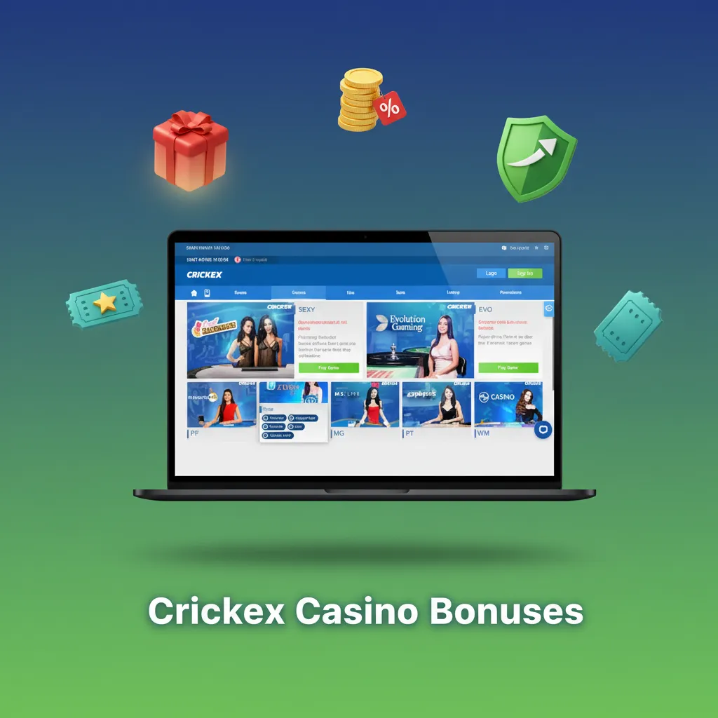 Crickex Casino Rewards: Get a 50% slots reload up to ₹5k, 10% weekly cashback, Free Spins every Friday, live dealer rebates, and a 20% mobile app boost.