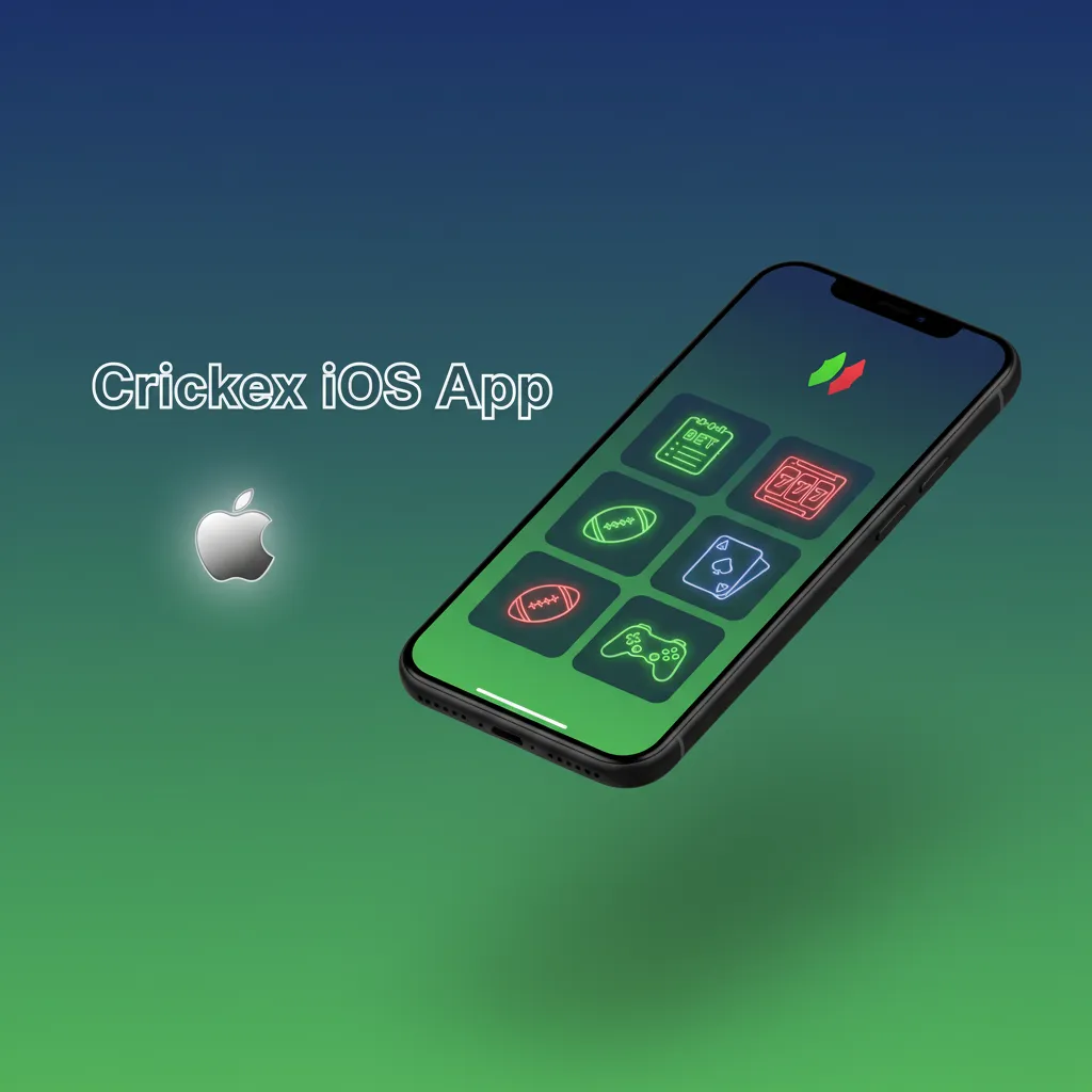 Crickex iOS App for iPhone & iPad: Free download; requires iOS 12+; 150MB space; features live odds and casino gaming.