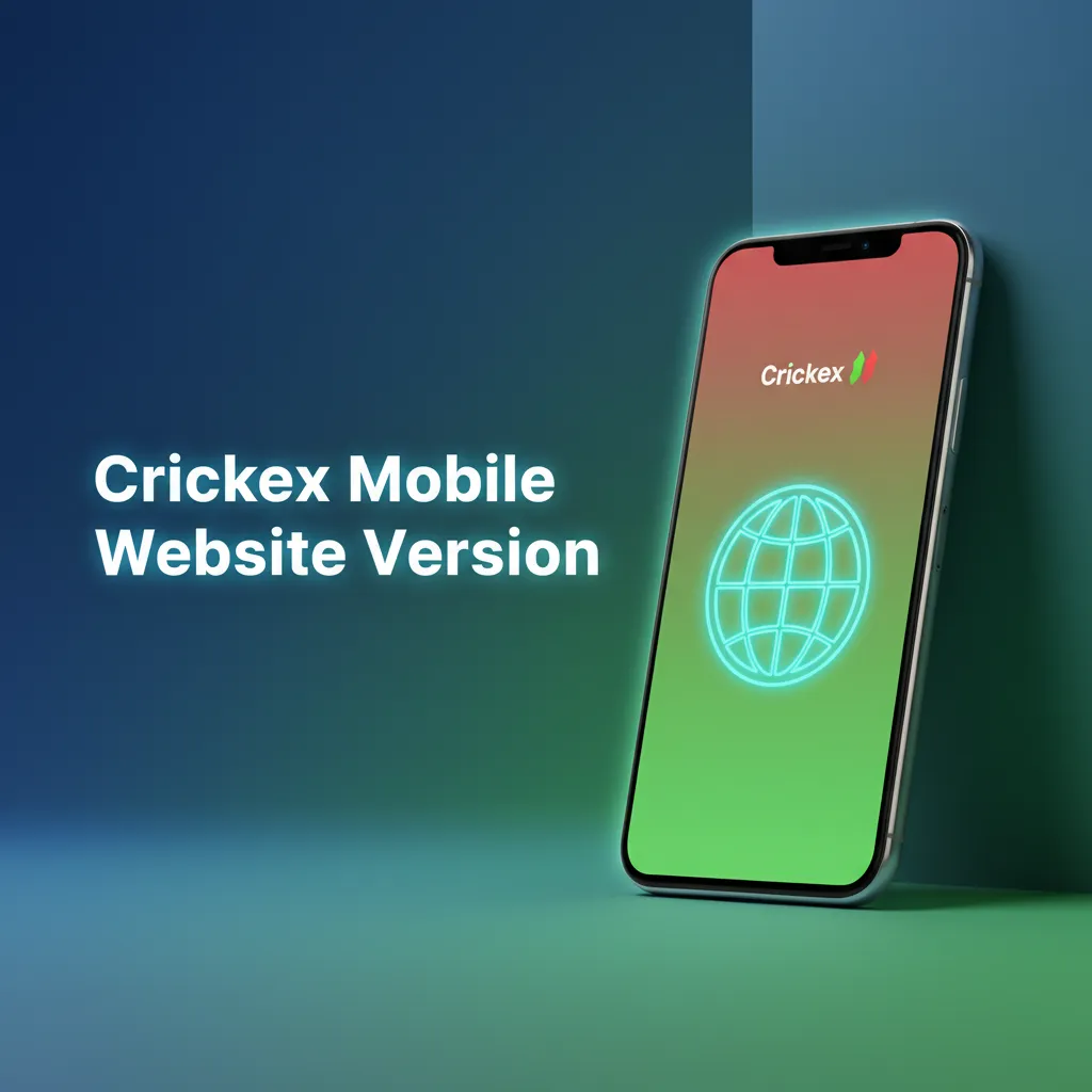 Mobile view of the Crickex site on a phone/tablet showing live odds and casino games via browser, no download required.