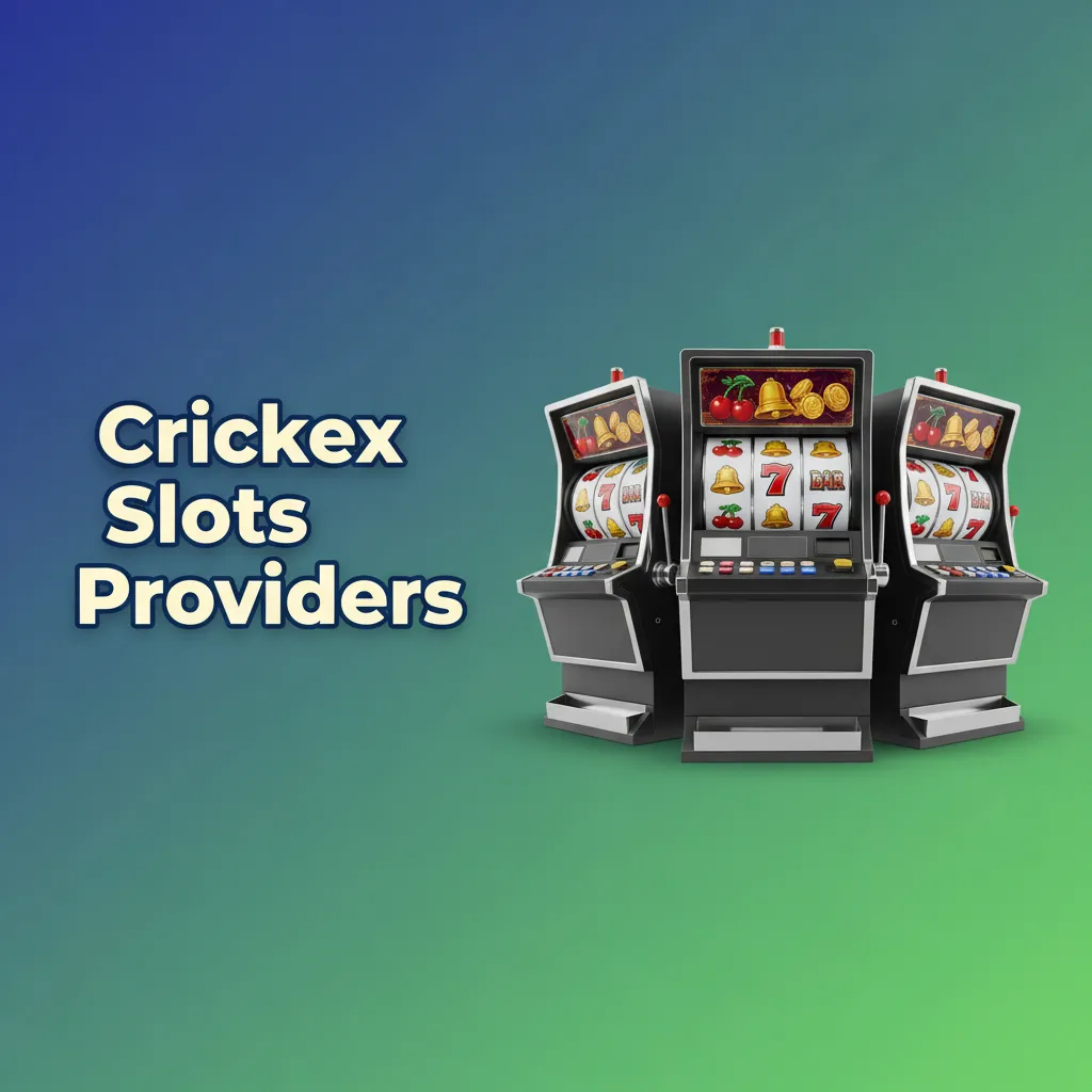 Crickex Slots: Featuring 35 top-tier providers like Pragmatic Play, NetEnt, Play'n GO, and Microgaming. Browse by studio to see total game counts.