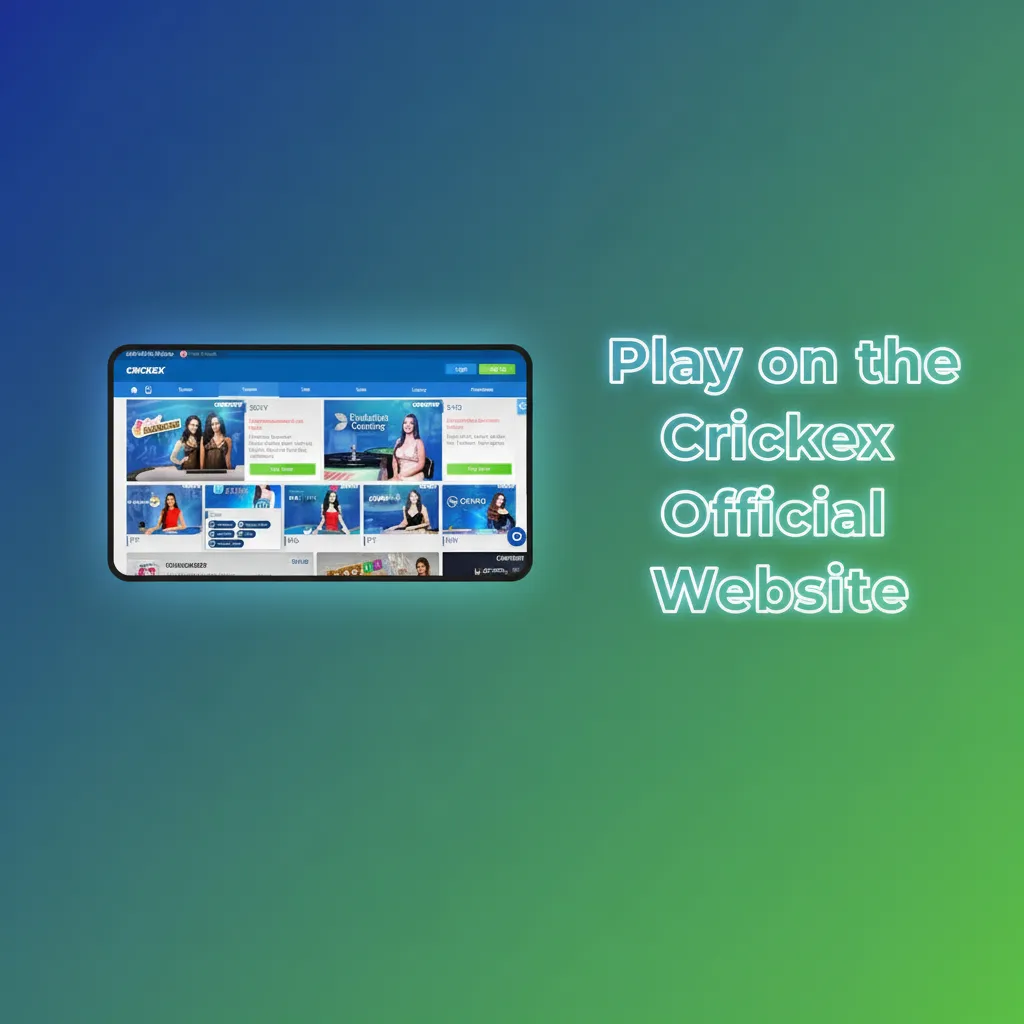 The official Crickex website provides a full browser-based experience with live odds and casino games, requiring no installation.