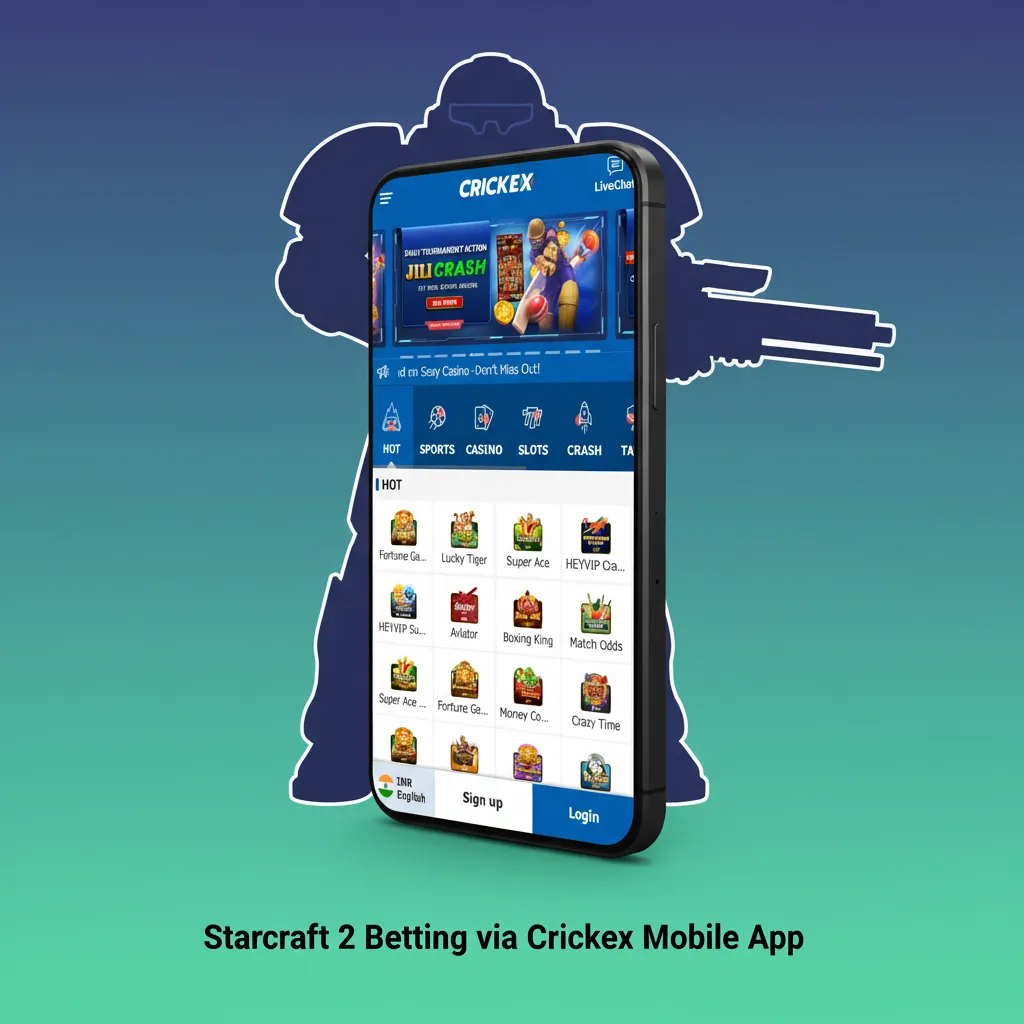 Betting on StarCraft II via the Crickex Mobile App