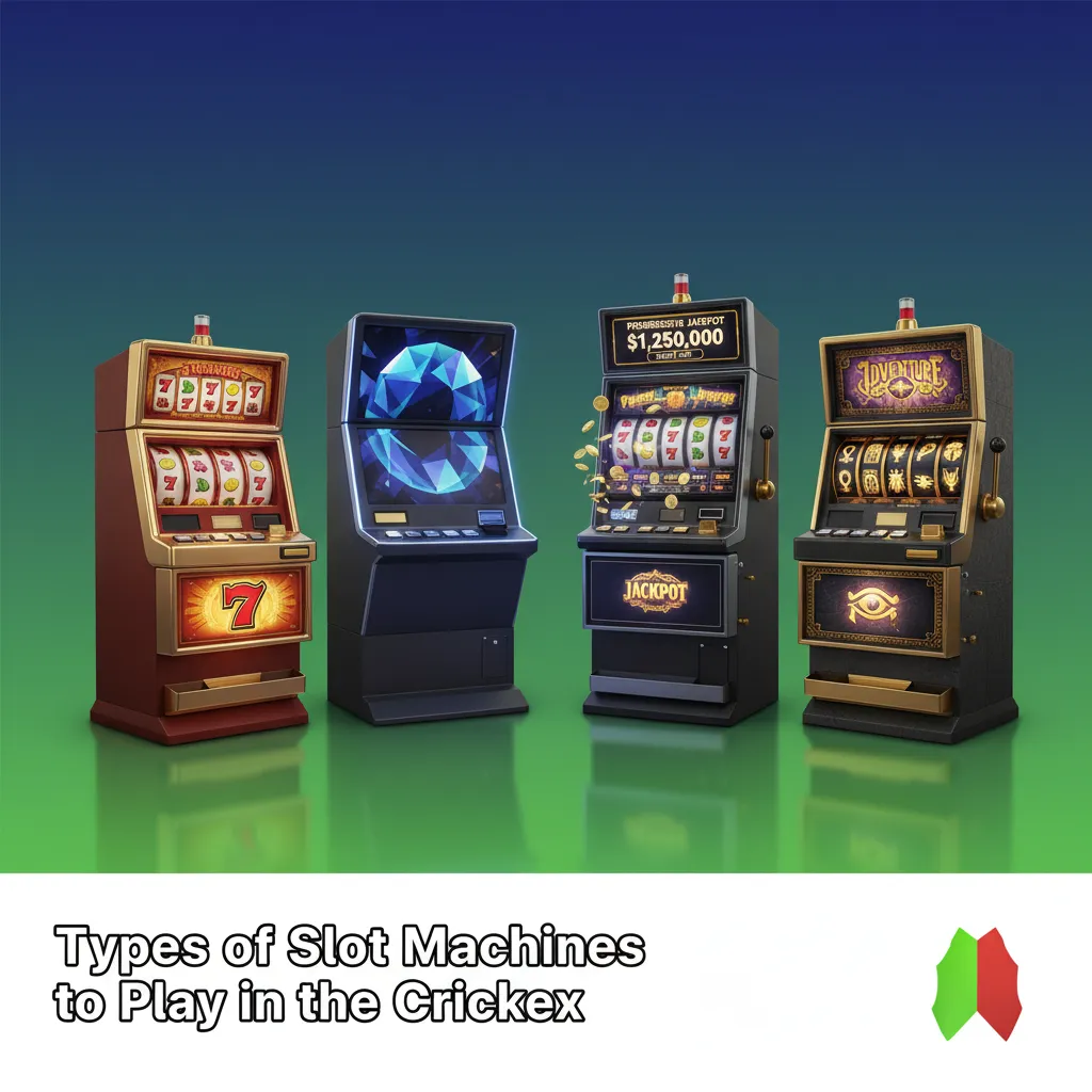 Crickex slot variety: from classic 3-reel and video slots to Megaways, various jackpots, cluster pays, Bonus Buy, and crash games.
